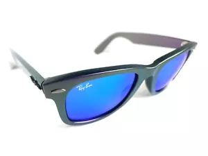 Ray-Ban RB2140 6112/17 Wayfarer lila/blau verspiegelt 50mm Herren Sonnenbrille - Bild 1 von 4
