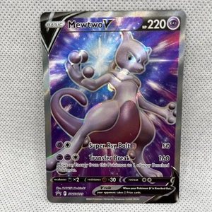 Pokemon GO Mewtwo V SWSH229 Black Star Promo Holo Ultra Raro TCG CASI NUEVO - Imagen 1 de 6