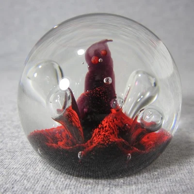 Pisapapeles miniatura Caithness Moonflower de Colin Terris con caja - Escocia Foto 1 de 4