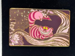 Disney Auctions Scenes Pin Cheshire Cat Grinning on Branch NEW on Card LE 500 - Picture 1 of 2