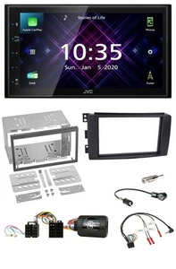 JVC DAB 2DIN Lenkrad Bluetooth USB Autoradio für Smart ForFour 2004-2006 - Bild 1 von 13