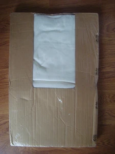 IKEA HOVAS Hocker Bezug GOBO WEISS HOVAS Ottomane Schonbezug Baumwolle NEU Neu im Karton Nos - Bild 1 von 16
