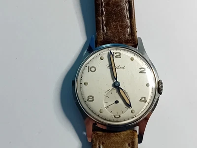 Cortebert vintage watch for men manual wind original steel case #1096 - Image 1 of 4