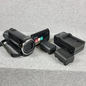 JVC Everio GZ-HM30BU HD Digital Video Camcorder Charger And 2 Batteries - Picture 1 of 10