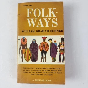 Vintage Folkways William Graham Sumner Sociology 1960 Mentor Book Softcover - Bild 1 von 9