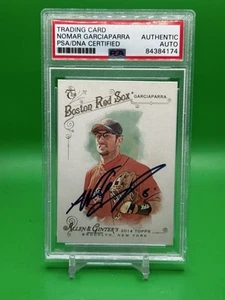 2014 Topps Allen & Ginter Nomar Garciaparra PSA/ DNA Certified Authentic AUTO - Picture 1 of 2