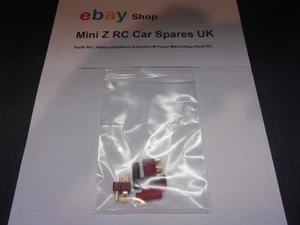Deans Battery Connection with shrink wrap (1 x Pair) Mini Z Atomic GL Racing - Picture 1 of 2