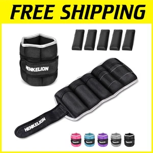 Adjustable Ankle Weights Set - Strength Training for Gym - Picture 1 of 9