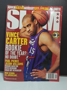 Slam Magazine Aug RARE Vince Carter Rookie Of The Year. w/Posters. - Picture 1 of 14