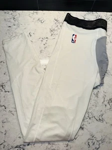 Medias de compresión blancas emitidas por el equipo Dri-Fit Nike Pro NBA para hombre Lakers 2XLT NUEVAS CON ETIQUETAS - Imagen 1 de 7
