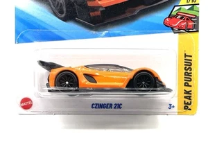 Hot Wheels Czinger 21C #192 2025 (naranja) intercambio de ruedas personalizado por AEB - Imagen 1 de 5
