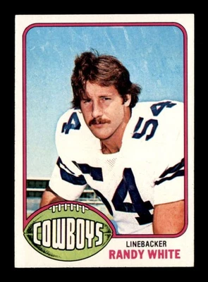 1976 Topps #158 Randy White RC EXMT+ X3043024 - Image 1 of 2