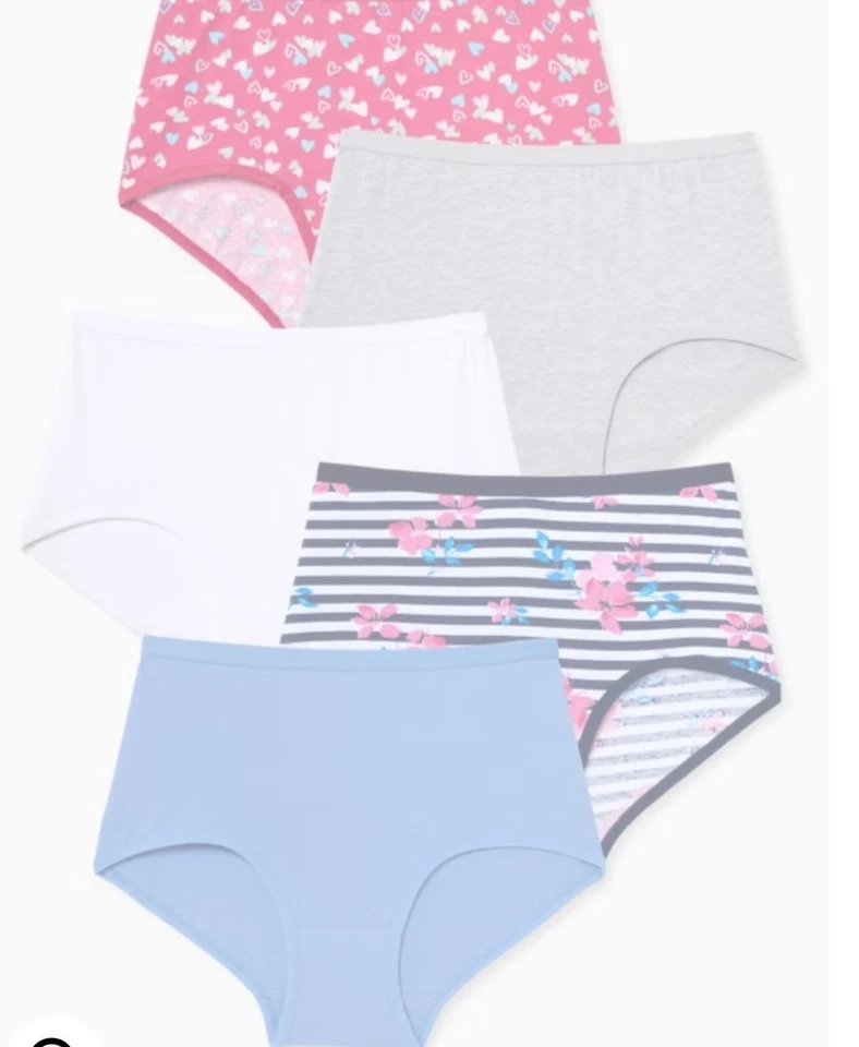 Calcinha de algodão Comfort Choice pacote com 5 - Imagem 1 de 4