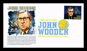 US COVER JOHN WOODEN BASKETBALL IMPERFORATE FDC PANDA CACHET - Picture 1 of 2