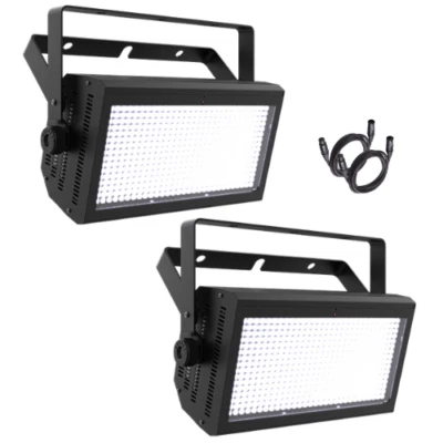 2x Chauvet DJ Shocker Panel 480 LED High Power Strobe Light Blinder - Image 1 of 4