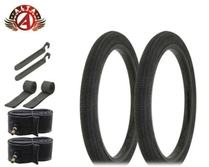 ALTA PERFORMANCE BICYCLE WIRE BEAD TIRE 18" X 1.95 BLACK BMX/FREESTYLE 8PC SET. - Picture 1 of 1