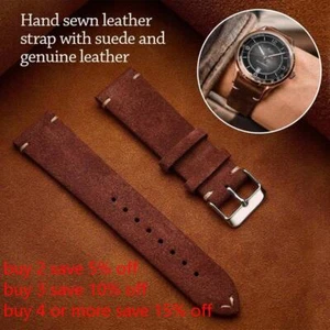 20mm. Weicher Wildlederriemen Schnellverschlussgurt Smartwatch-Nutzung - Picture 1 of 14
