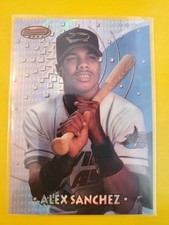 1997 Bowman's Best Refractors #200 Alex Sanchez RC - Tampa Bay Devil Rays