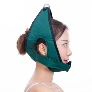 1X Zervikale Traktion Canva Gürtel Hals Stretcher Band Wirbel Stretch Fixierung - Bild 1 von 9