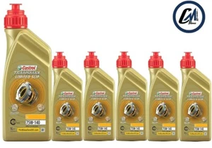 OLIO DIFFERENZIALI CASTROL TRANSMAX LIMITED SLIP 75W-140 6 LT 6 LITRI MB BMW - Imagen 1 de 5