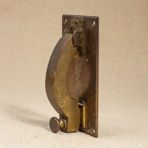 Vintage MCM Solid Brass Door Knocker