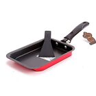 Carbon Steel Tamagoyaki Egg Pan Non Stick Japanese Omelette Pan with Spatula