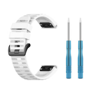 22MM Silicone Strap Watch Band For Garmin Fenix 7/6/5 Forerunner 935/945 EPIX