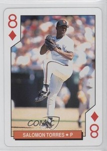 1994 Bicycle San Francisco Giants Playing Cards Box Set Salomon Torres #8D