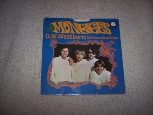 THE MONKEES--D.W. WASHBURN 45 PS ONLY NO SPLITS #647 - Imagen 1 de 2
