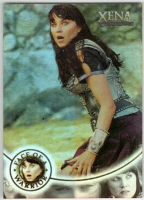 XENA TEMPORADAS 4 Y 5 XENA: CARA DE UN GUERRERO INSERTAR TARJETA COLECCIONABLE W2 Foto 1 de 2