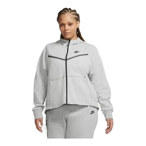 $120 NEW Nike Tech Fleece Windrunner Full Zip 3X Jacket Hoodie DA2044-063 Womens - Picture 1 of 7