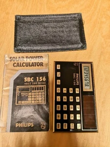 Philips SBC 156 solar power calculator - Bild 1 von 3