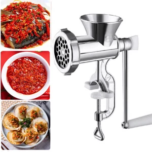 Heavy Duty Manual Meat Grinder Mincer Stuffer Sausage Pasta Filler Maker Machine - Picture 1 of 42