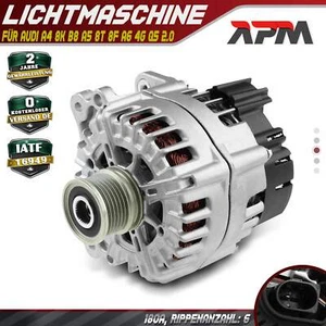 Lichtmaschine Generator 180A für Audi A4 8K B8 A5 8T 8F A6 4G Q5 8RB 2.0 TDI - Bild 1 von 9