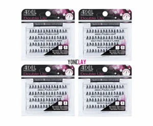 Lot 4 - ARDELL Eyelashes Individual Flare Lashes Knot Free Double Flares Medium - Picture 1 of 2