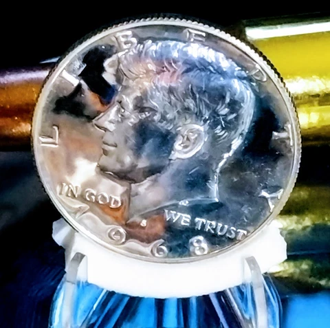 1968 S Kennedy Half Dollar Cameo Gem Proof 40% Silver - Possible Record Breaker Cover