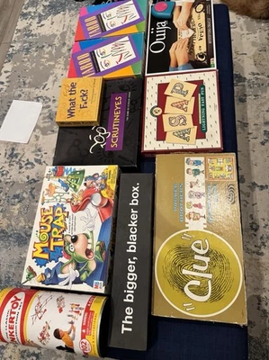 Lote de Juegos de Mesa - Pista, Trampa para Ratón, Tabú, Ouija, Cartas + Más Foto 1 de 4