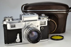 FULLY SERVICED! EARLY 1960 USSR "KIEV-4" RF CAMERA+ JUPITER-8M LENS f2/50 (2) - Picture 1 of 9