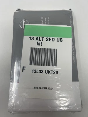 Nissan Altima 2013 sedán manual del propietario y estuche envío gratuito OEM de fábrica Foto 1 de 4