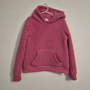 Girls Jumping Beans Hoodie Pink Fluffy Size 6x  - Picture 1 of 6