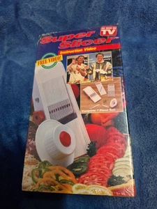 VTG 90s Super Slicer VHS As Seen On TV RARE Cult Informercial TeleBrands - Picture 1 of 6