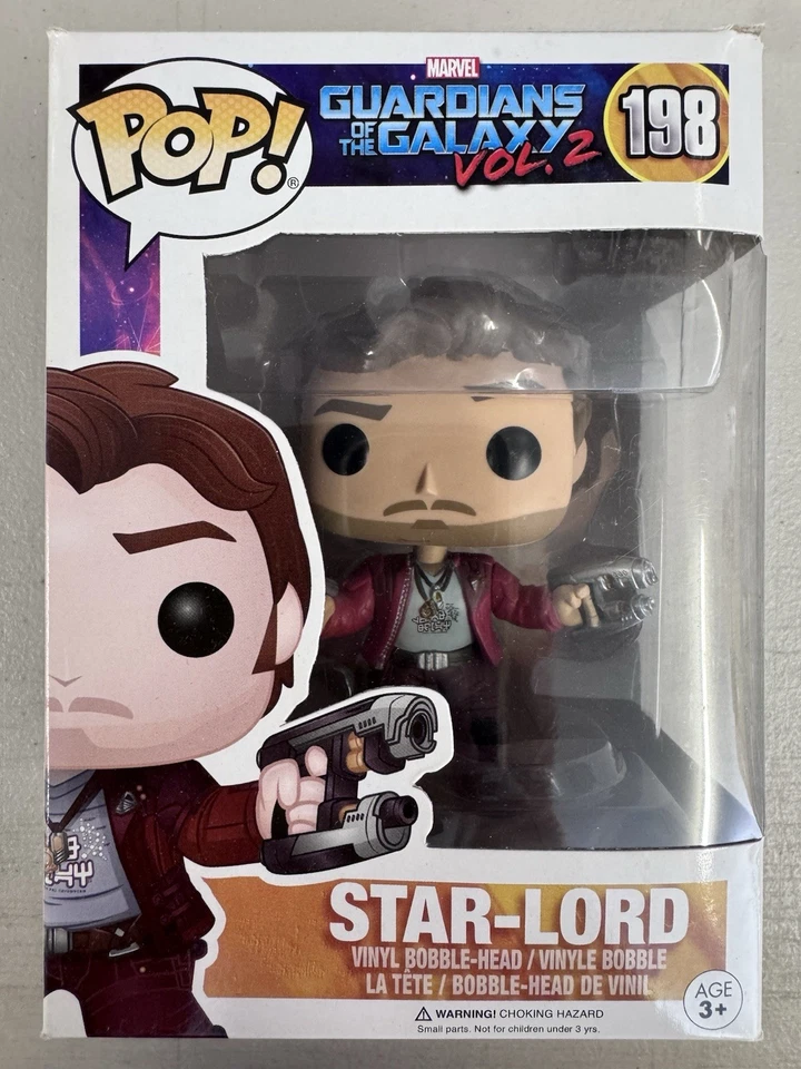 Star-Lord 198 ~ Marvel: Guardianes de la Galaxia (GOTG) Vol. 2 ~ Vinilo Funko Pop Foto 1 de 4