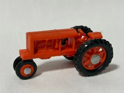 Allis Chalmers C Orange Farm Tractor, Rubber Wheels, 1/64 - Image 1 of 2