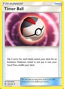 Timer Ball 134/149 SM Base Set Pokemon 006056 - Picture 1 of 2