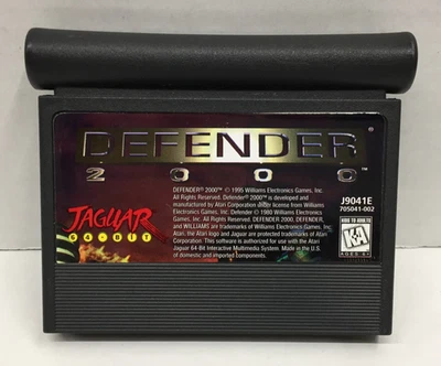 DEFENDER 2000 Atari Jaguar GAME CARTRIDGE ONLY Shooter CART Authentic RARE - Image 1 of 2