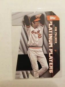 Actualización Topps 2021 inserto platino de jugadores Jim Palmer PDC-53 negro paralelo/299 - Imagen 1 de 2
