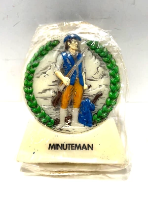 Minuteman Candle American Heritage Brand Souvenir Vintage 1970's Bicentennial - Image 1 of 4