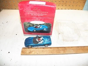 Corvette 1998 Hallmark Keepsake Ornament 1998 convertible autos clásicos - Imagen 1 de 5