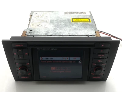 Radio Autoradio Navigation Blaupunkt 4B0035192M Audi A6 4B C5 - Bild 1 von 4