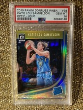 PSA 10 Katie Lou Samuelson 2019 Donruss Sky WNBA Silver Optic Holo Prizm Rc